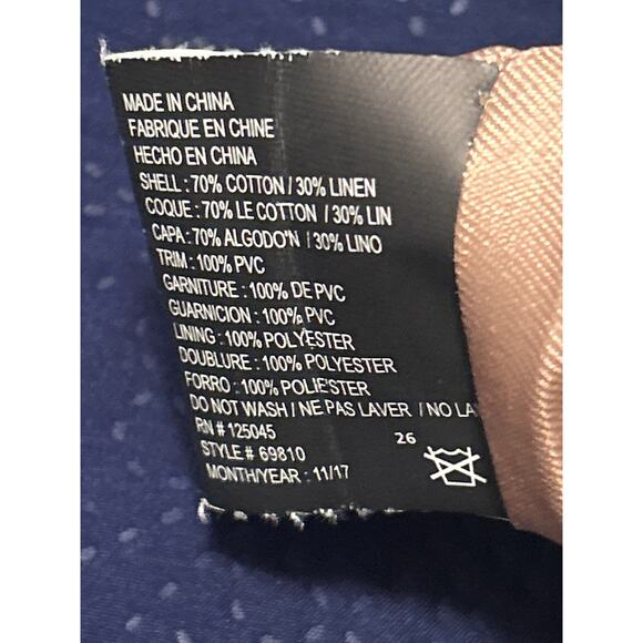 GUC Stone & Co Shoulder Bag Purse Floral/Black Faux Leather Very Clean 12"x9"x3" - Picture 5 of 5